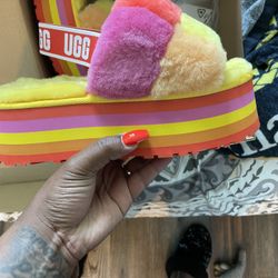 Ugg Disco Checker Slide Size 8