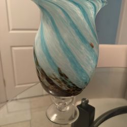 UNIQUE HAND BLOWN Visit > Art Glass Round Vase