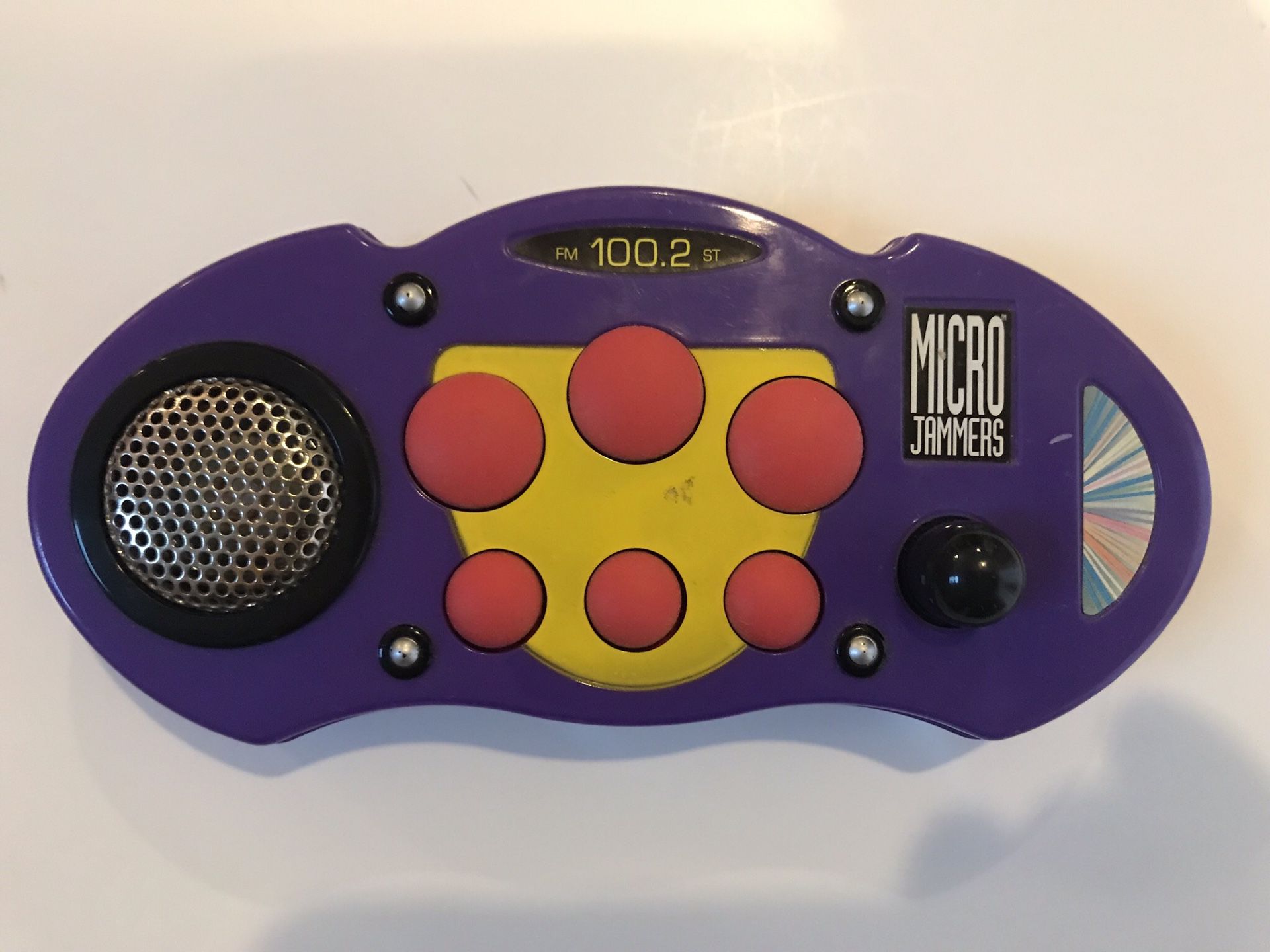 VINTAGE 1994 Micro Jammers Purple Beat Mixer Cap Toys Works