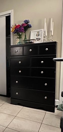 Dresser and couch