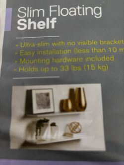 Floating shelf