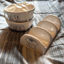 Rae Dunn Taco Set (New)