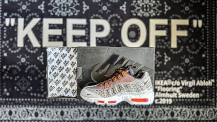 Kim Jones X Nike Air Max 95 Total Orange Size 10