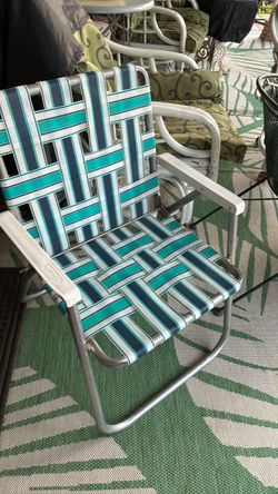 Vintage Aluminum Folding Lawn Chair