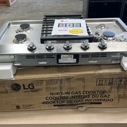 LG 36” Gas Cooktop