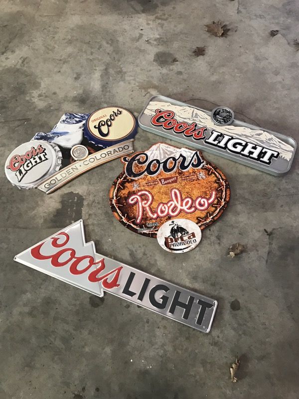 Coors light signs