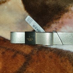Kate Spade Genuine Leather "Gold" Belt 