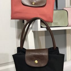 Large Black and Pink Tote Bag 