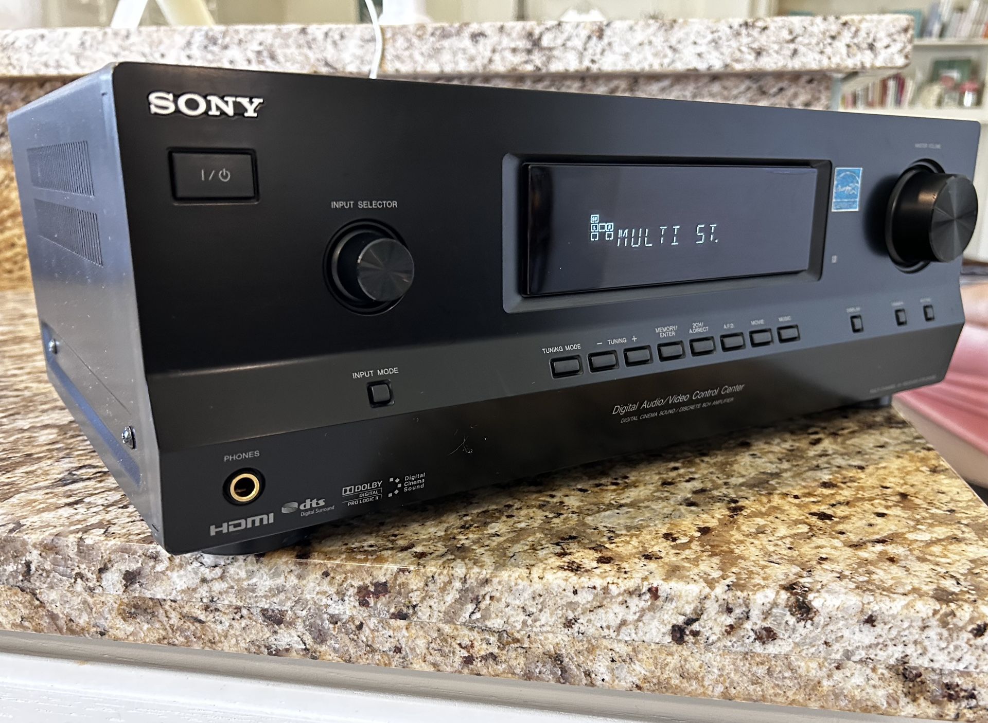 Sony STR-DH500 5.1 Channel 450-Watt Home Theater Receiver with Dolby Digital, DTS, HDMI Switching, and NEW Remote Control