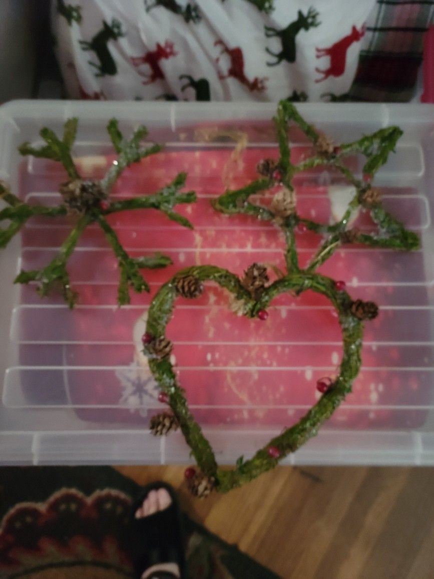 Three Large Pier One Ornaments Christmas Decoration