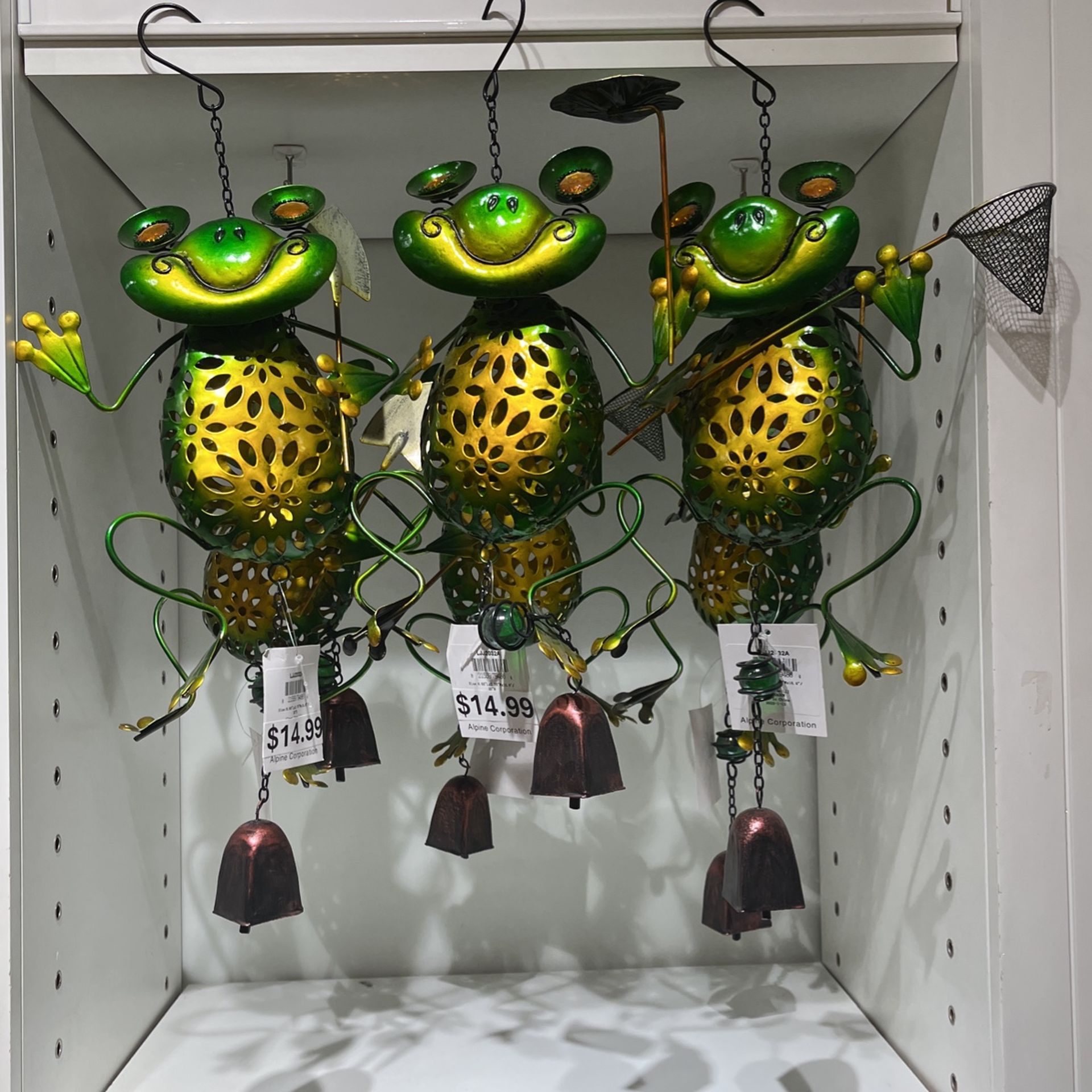 Metal Frog Wind Chime
