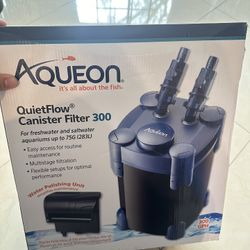 AQUEON. it's all about the fish. QuietFlow® Canister Filter 300