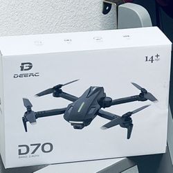 Brand New  DEERC Drone with Camera, D70 Drones with Camera for Adults 1080P HD
