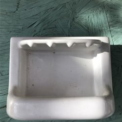 Vintage Porcelain Soap & Towel Holders