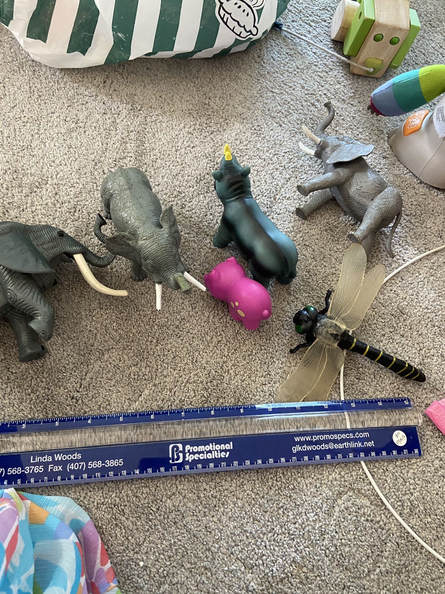 Plastic Jungle Animals Toys