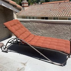 Wrought  Iron  Chaise Lounges