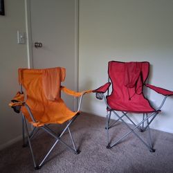 Moving Sale 2 Folding Outdoor Chairs 