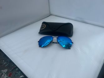 Ray-Ban Aviator Sunglasses Blue Mirror Lenses
