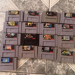 Snes games Prices are in Descrtion