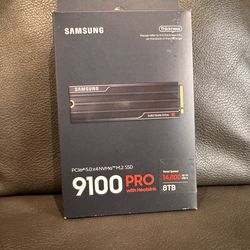 Samsung 9100 Pro 8TB M.2 SSD Gen 5 drive