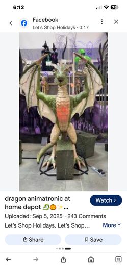 home accents gruesome dragon