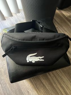Lacoste black fanny bag