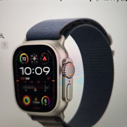 Apple Watch Ultra 2 - Blue Alpine Loop Medium