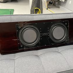 Sunfire Sunrosa 2 10” Subwoofers Polished Rose Wood