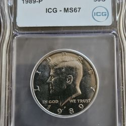 1989-P Kennedy Half Dollar