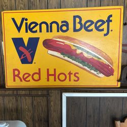 VIENNA BEEF HAND PAINTED SIGNS