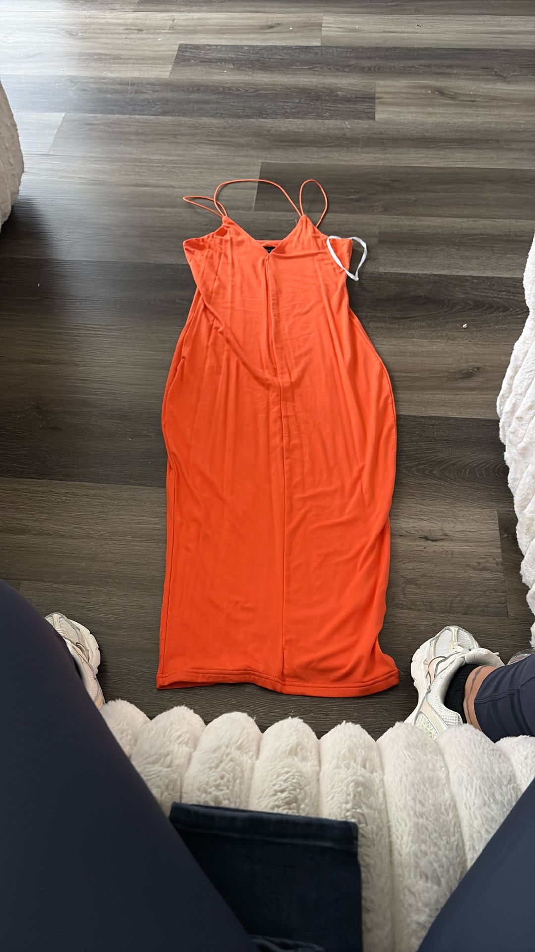 Orange dress