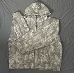 Hollister Camo Zip Up Hoodie sz L