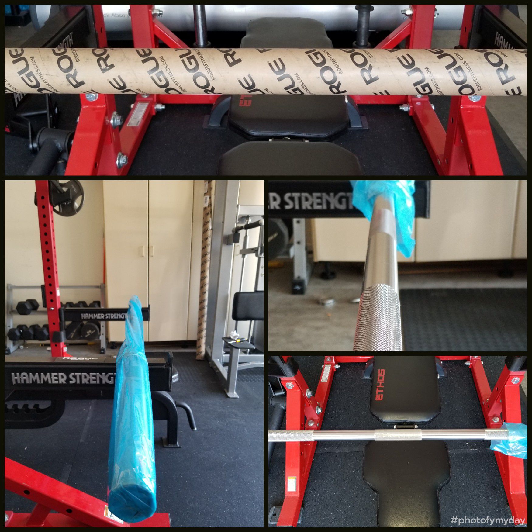 🏋️‍♂️💯% NEW‼ Gorgeous ROGUE Ohio Power Bar 🏋️‍♂️🔥, gym equipment,home gym,barbell,weights,squat rack.