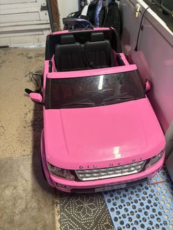 Land Rover Discovery Kids Ride-On Car Pink