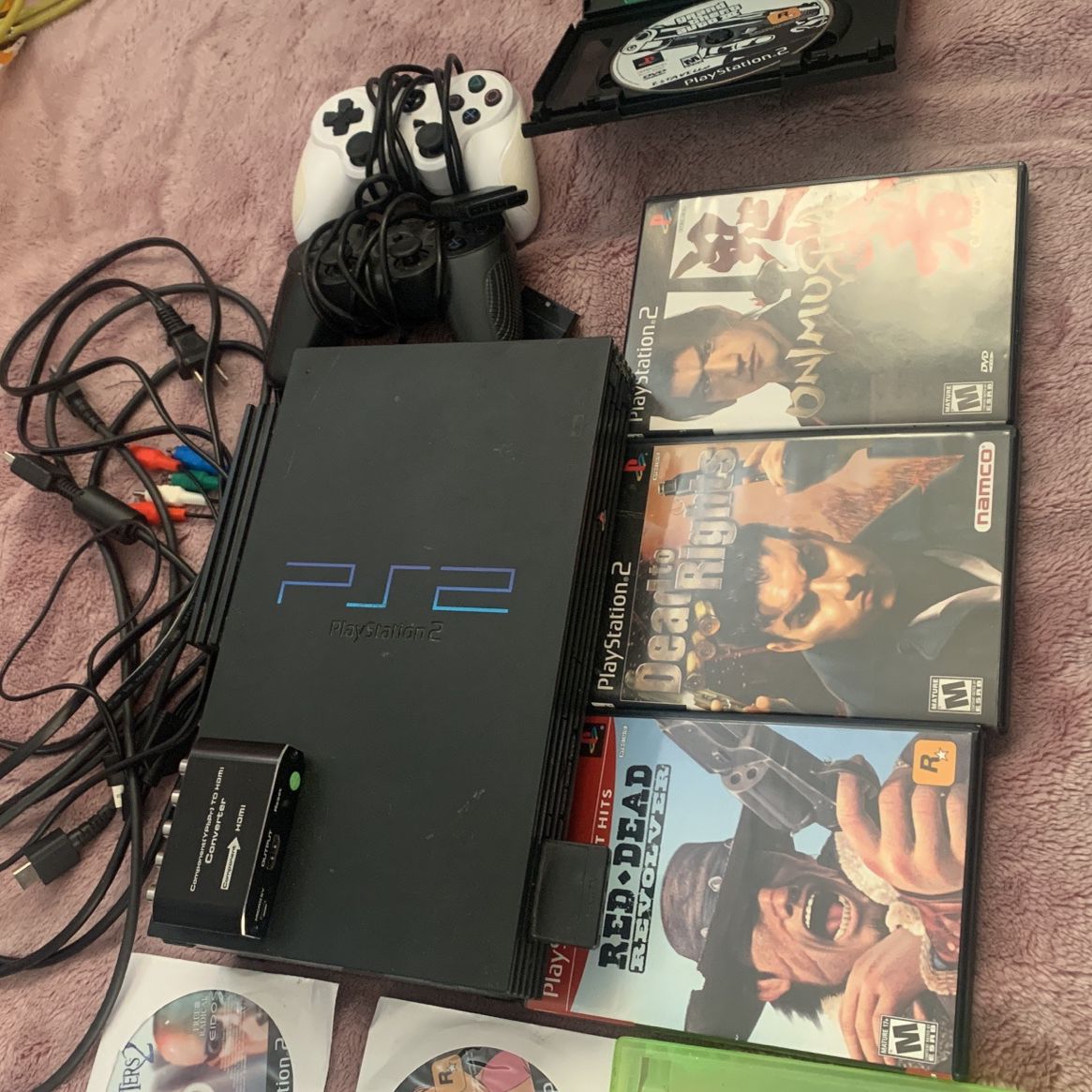 Ps2 For Sale With Games $130 Obo