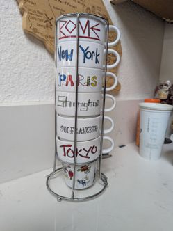 Set of 6 Coffee Cups