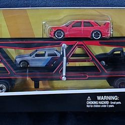 Maisto Design Transporters Mercedes-Benz Actros 1851 / 1990 Mercedes-Benz 190 E