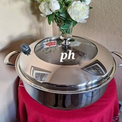 CASEROLA DE 14 QT DE ACERO INOXIDABLE VIDA SANA PRINCESS HOUSE ⚘️ 🌷