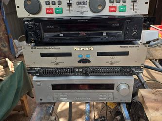 DJ Audio Equipment Stack – Numark, Sony, Gemini