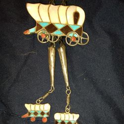 Rare Bolo Tie Vintage Native Jewelry 