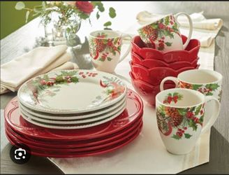 SET DE VAJILLA WINTER BERRY 