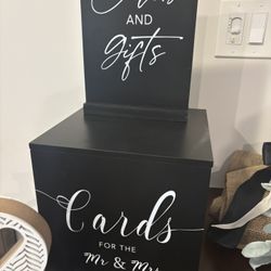 Black & White Rustic Wedding Items