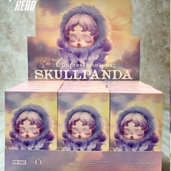 Pop Mart L'impressionnisme OSKULLPANDA Series Plush Doll Sealed Case (9 Blind Box)