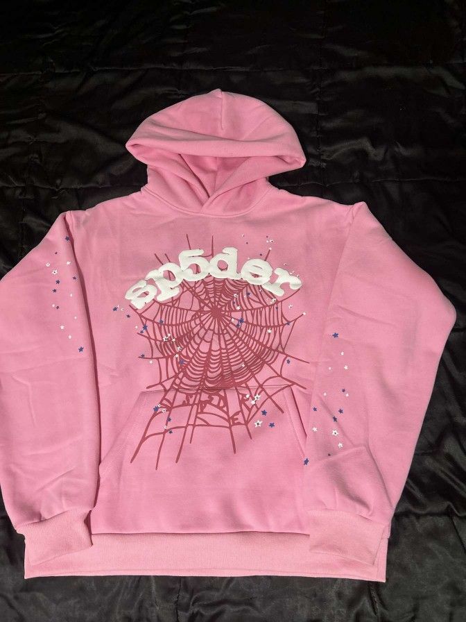 Pink Sp5der Hoodie 100$ Size L
