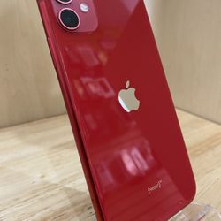 I Phone 11 64GB Red Factory Unlocked Used Like New