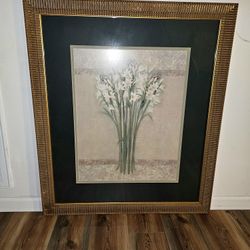 Flower Picture and Frame