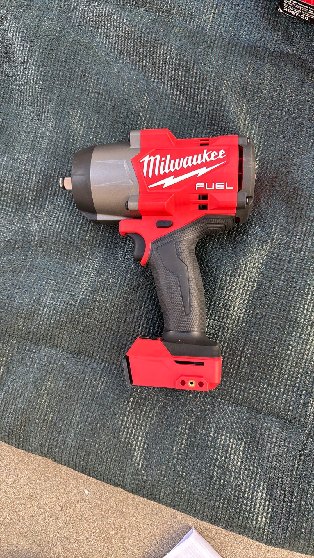 Milwaukee 1/2” High Torque Impact Wrench W/ Friction Ring (tool- Only