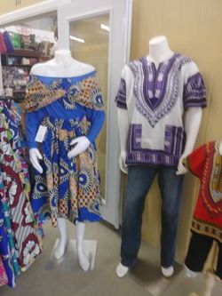 African Print Skirt Set