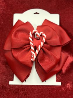 Candy Cane Bows