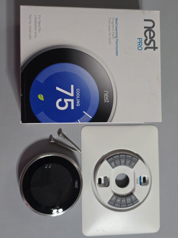 Google Nest Thermostat Pro Edition T3008US - Stainless Steel